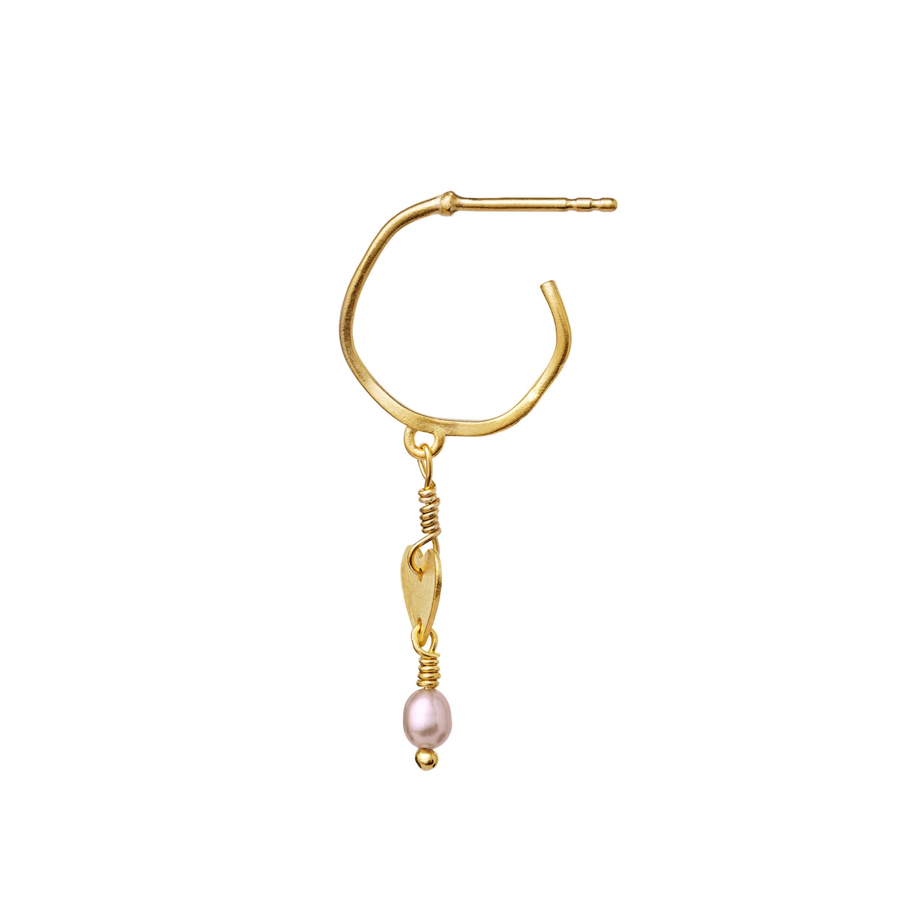 Heart Chakra Single Earring - Gull