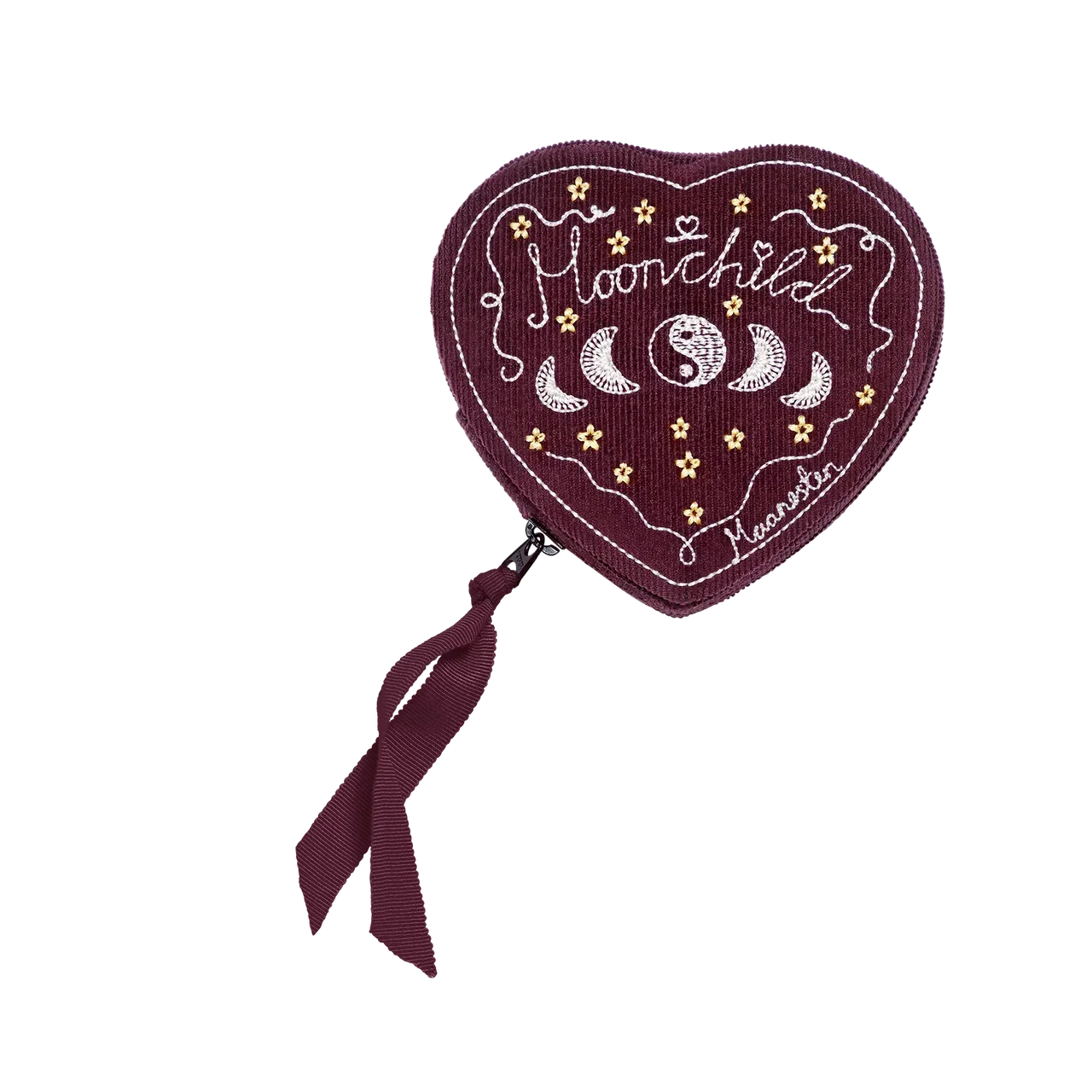 Heart Jewelry Box - Maroon