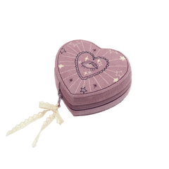 Heart Jewelry Box - Purple Theatre Magic