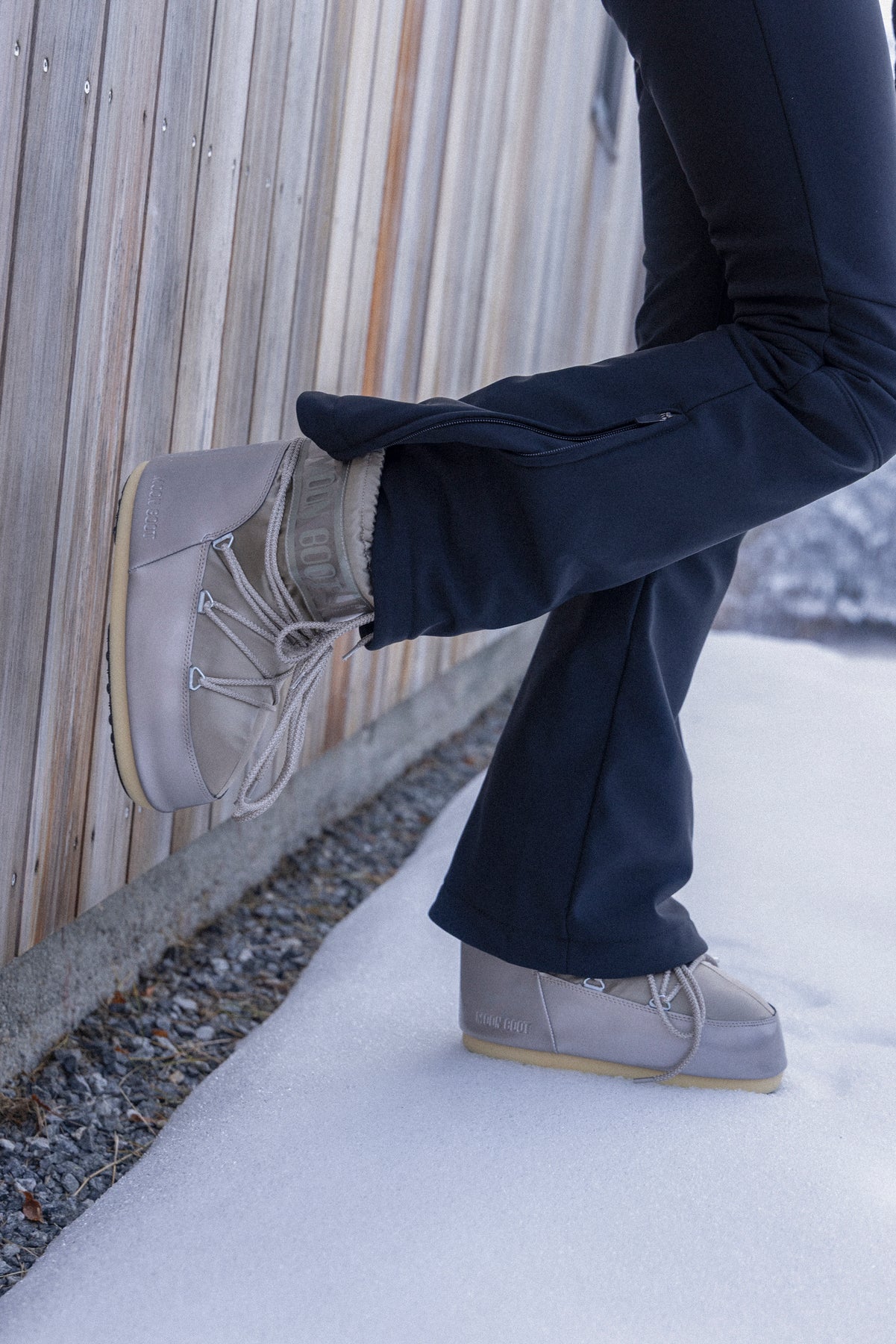 Moon Boot Icon Low Glance - Platinum