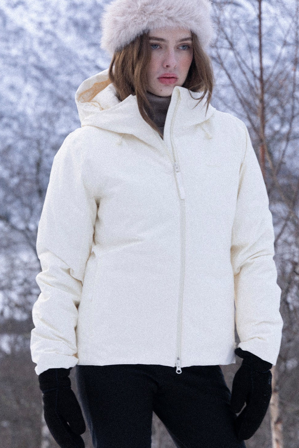 W Tryvann Lt Dunjacka - Ecru