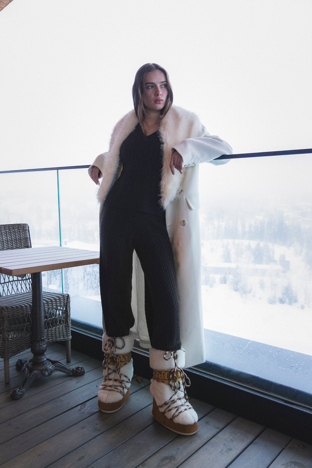 Icon Shearling - Whisky/Off White