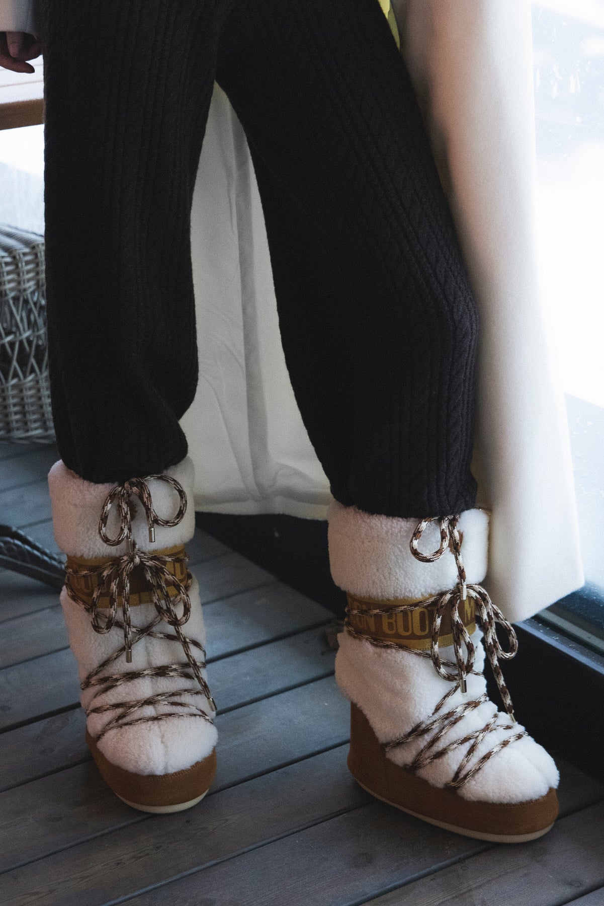 Icon Shearling - Whisky/Off White