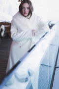 Isabella Wool Maxi Coat - Creme