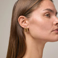 Ball Large Hoops - Gold