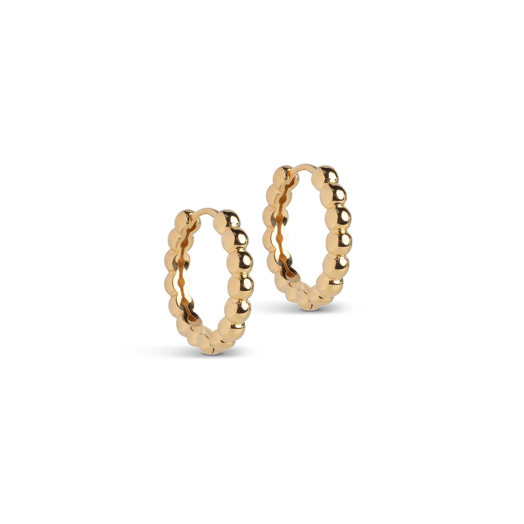 Ball Large Hoops - Gold