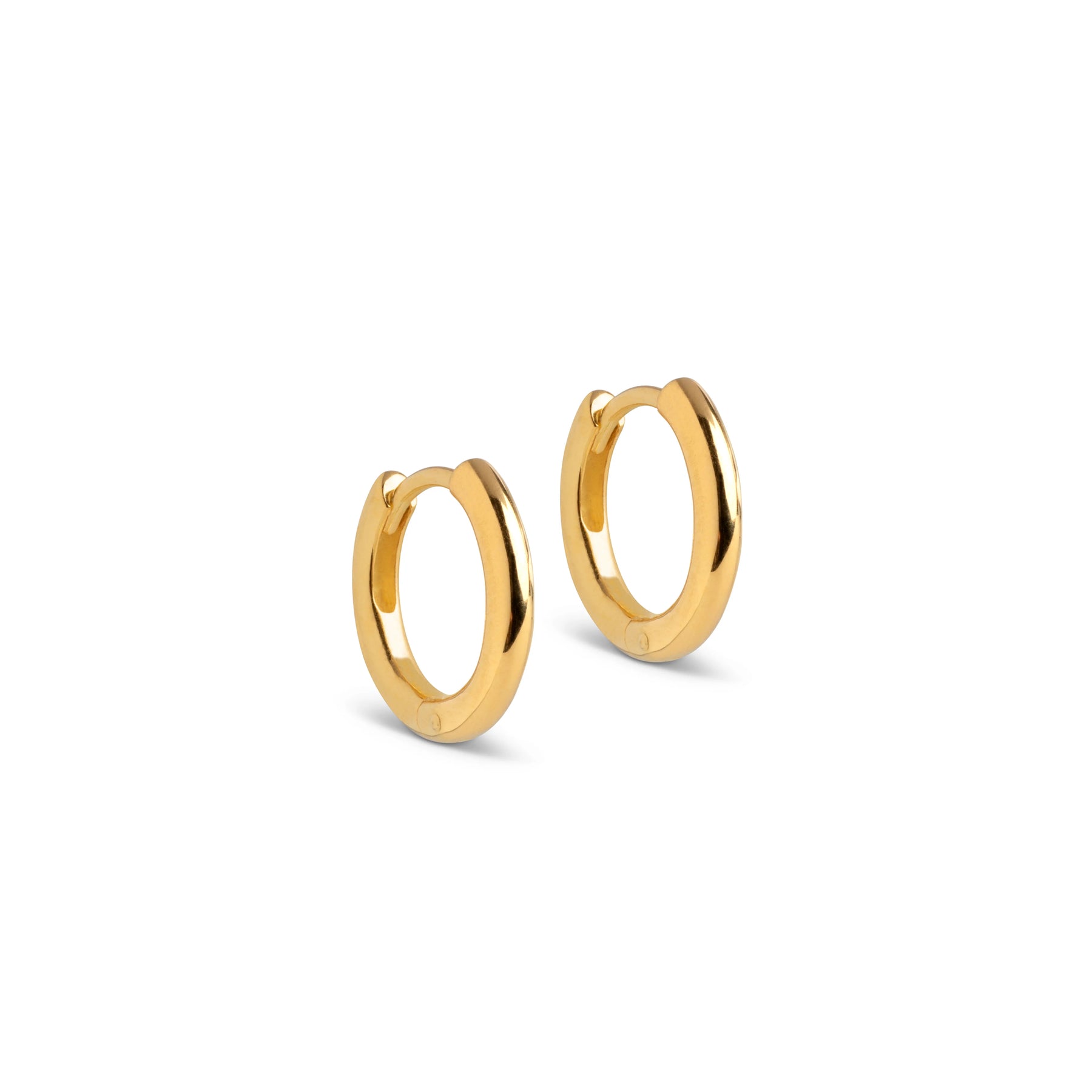 Chunky Classic Hoops 10mm - Gold