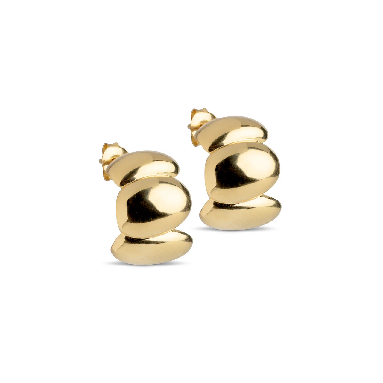 Melia Chunky Hoops - Guld