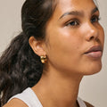 Sandra Wide Hoops - Gold
