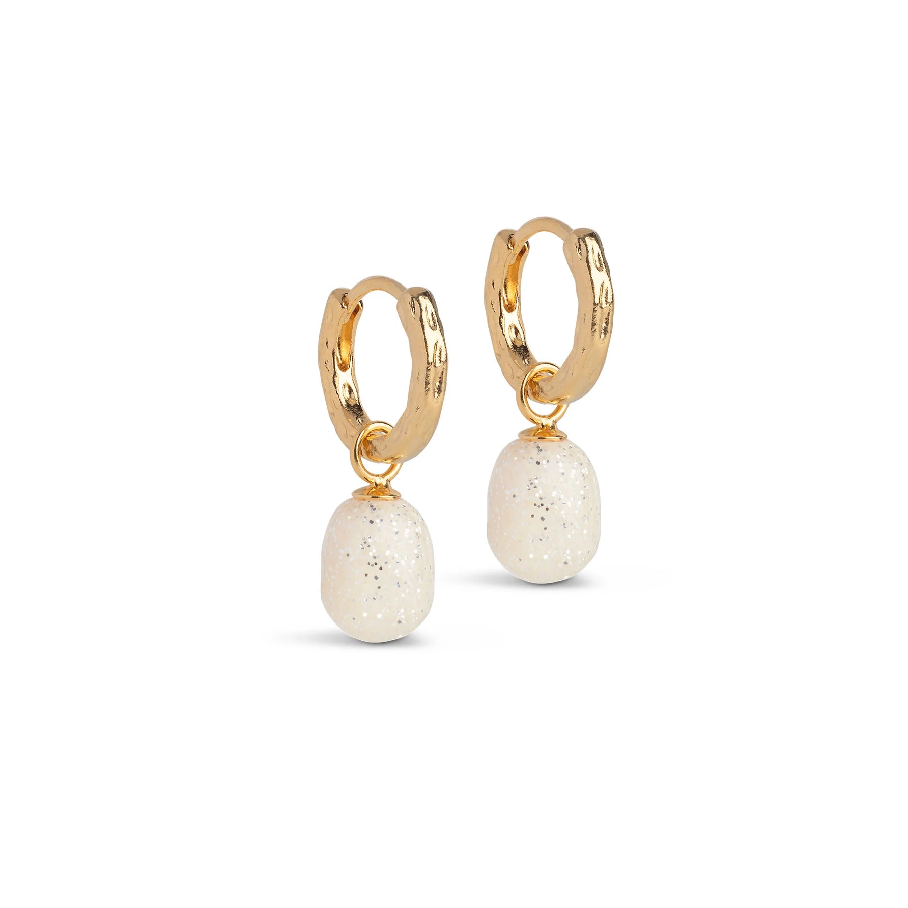 ENAMEL Copenhagen Significant Enamel Hoops - Sparkle