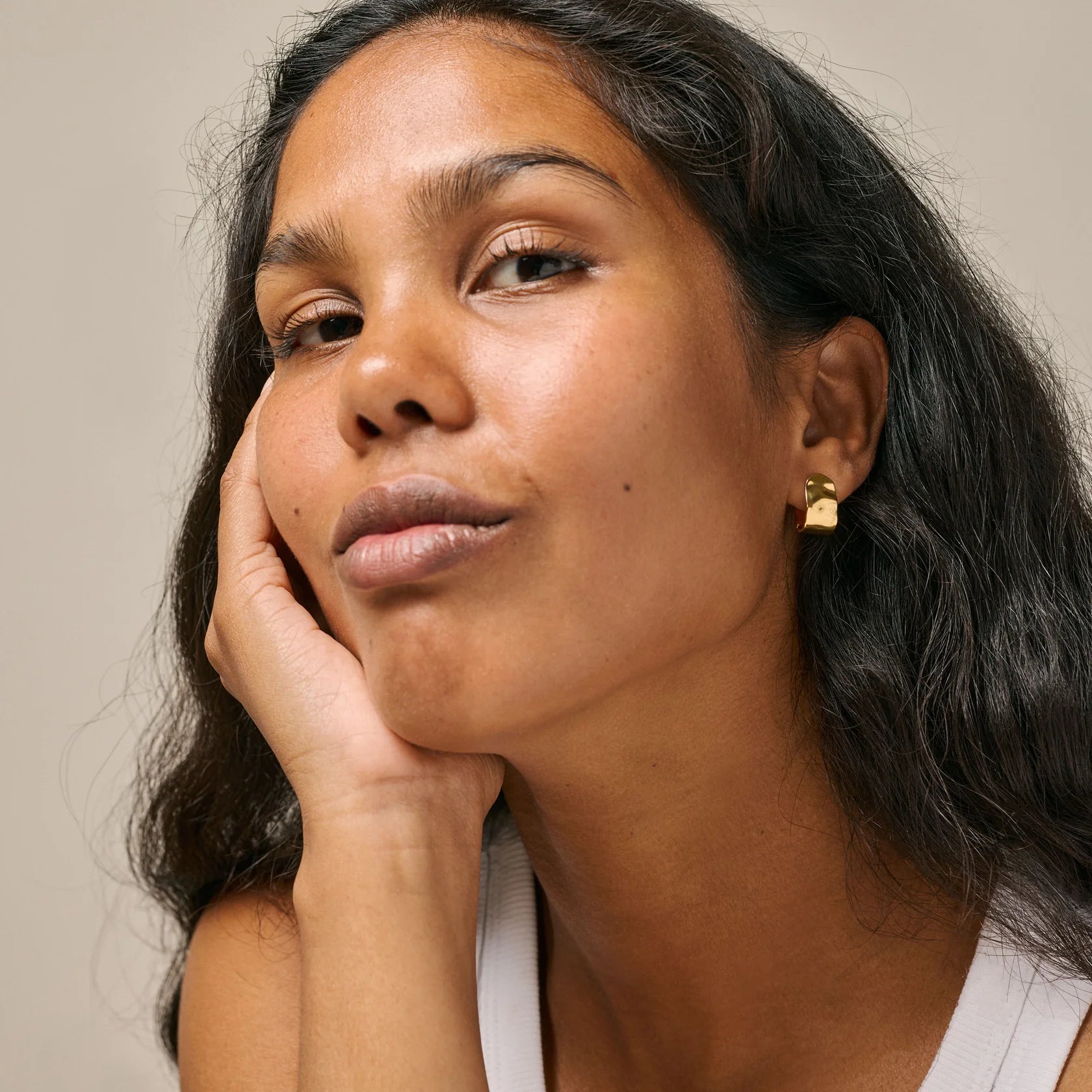 Ziva Hoops - Gold