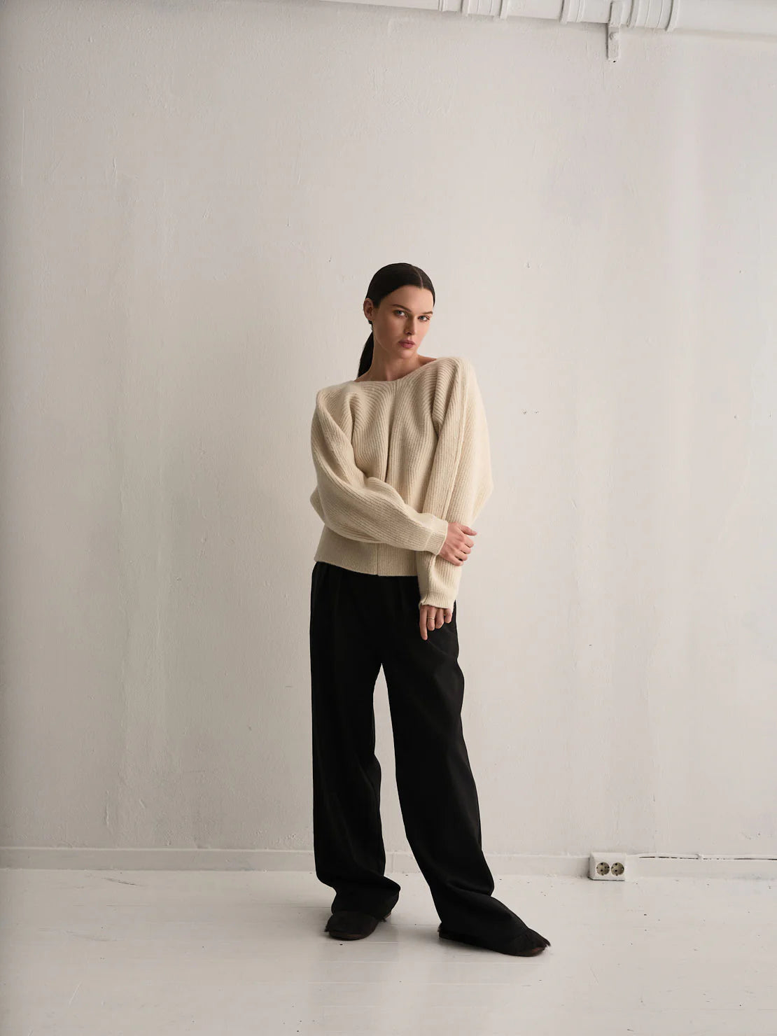 Horn Cardigan - Kräm