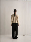 Horn Cardigan - Kräm