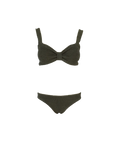 Bonnie Bikini - Metallic Khaki
