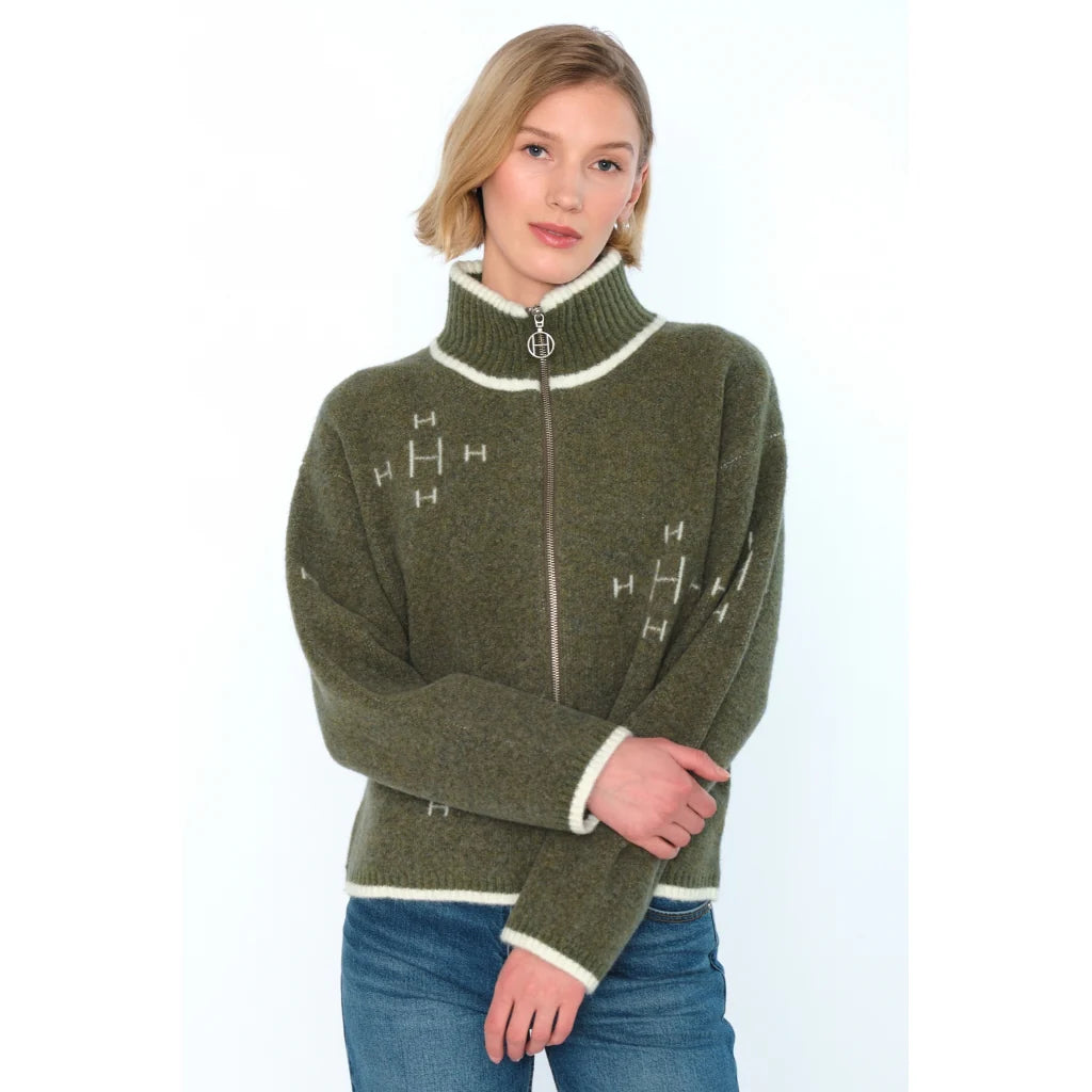 HÉST Iben Zip Jacket - Winter Moss