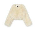 Carly Cropped Jacket - Creme