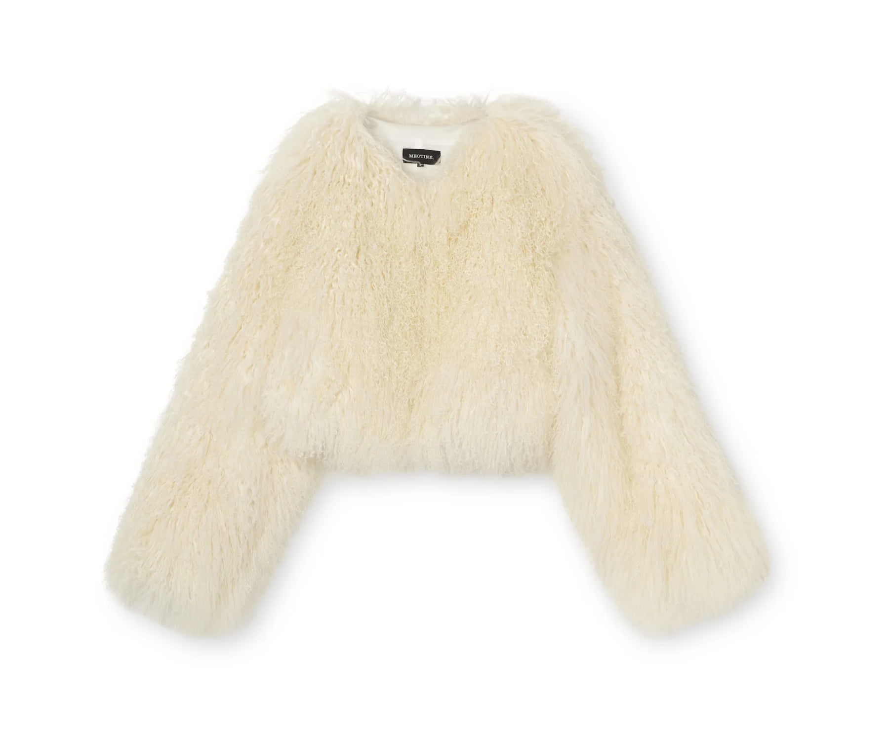 Carly Cropped Jacket - Creme