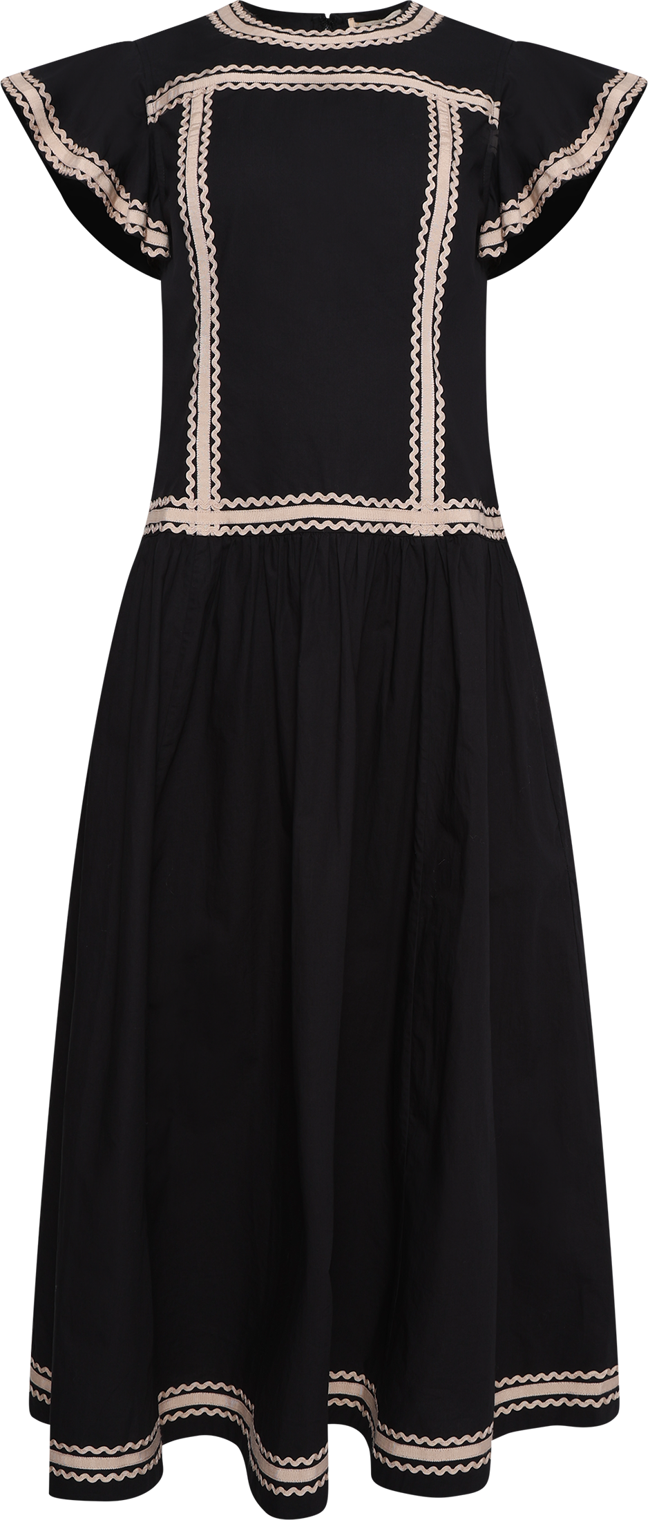 Concetta Sl Midi Dress - Noir