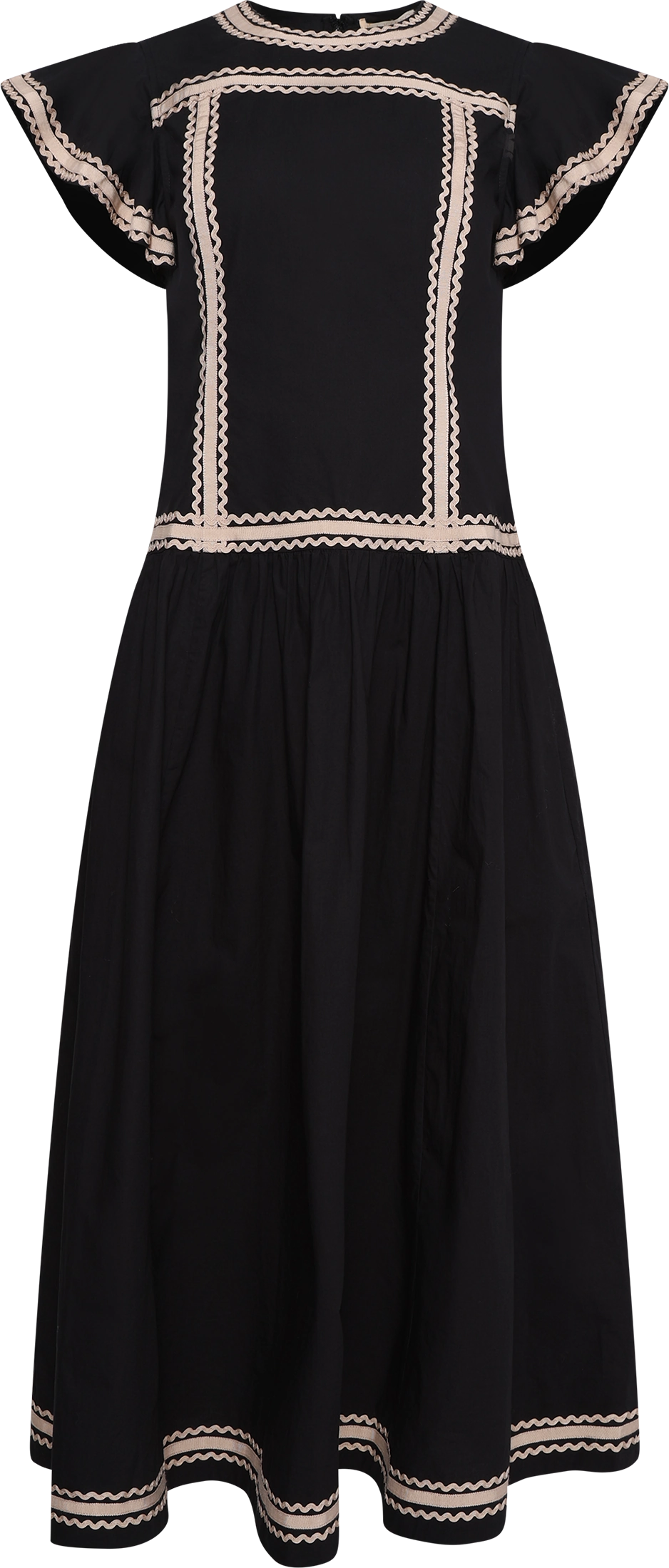 Concetta Sl Midi Dress - Noir