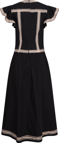 Concetta Sl Midi Dress - Noir