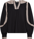 Laurenza Long Sleeve Top - Noir