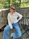 Sara Pearl Cardigan - Ivory