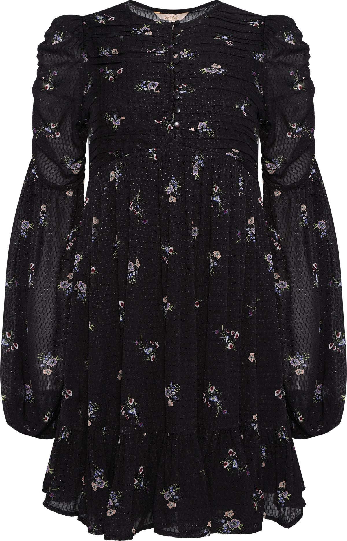 Georgette Mini Dress - Flower Field