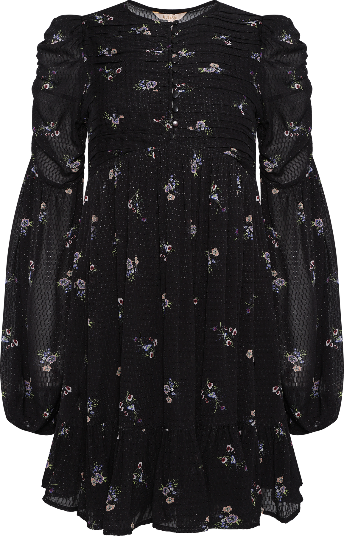 Georgette Mini Dress - Flower Field