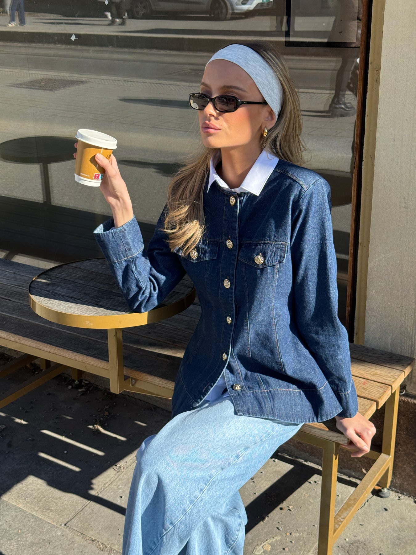 Pernilla Denimjacka - Mörkblå