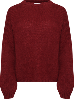 Mimi Ls Knit - Dusty Mahogany