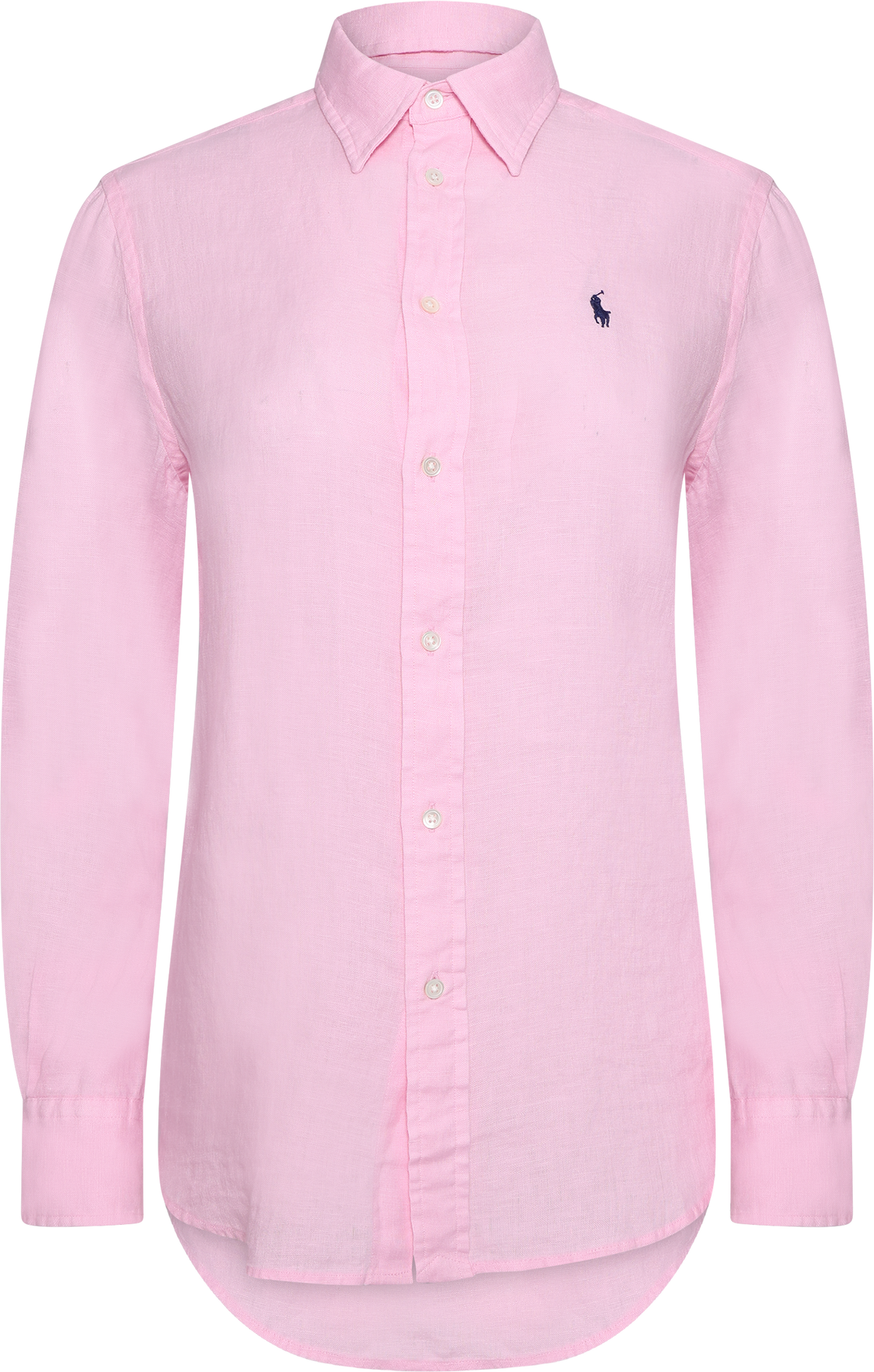 Classic Fit Linen Shirt - Carmel Pink