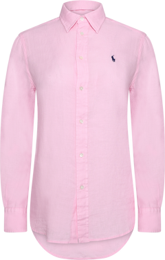 Classic Fit Linen Shirt - Carmel Pink