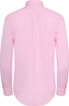 Classic Fit Linen Shirt - Carmel Pink