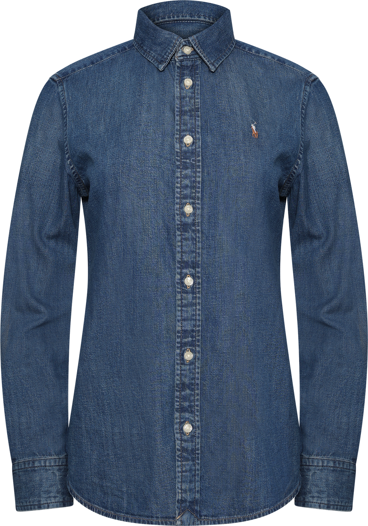 Ls Crlte St-Long Sleeve-Button Front Shirt - Merced Wash