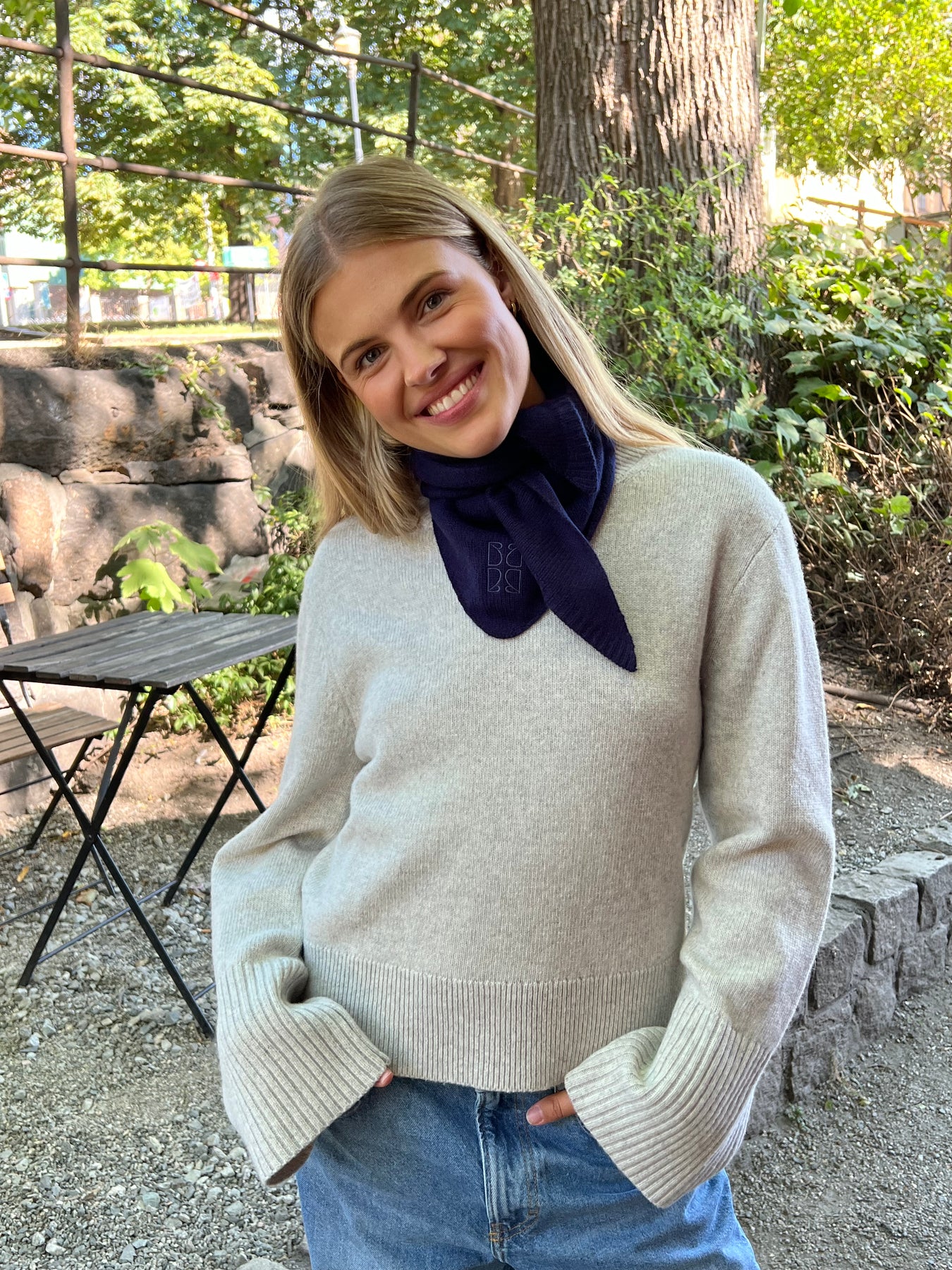 Mari Wool Sweater - Ljusgrå