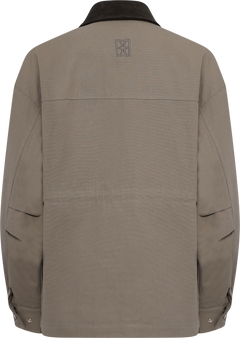 Camilla Cotton Utility Jacket - Light Green