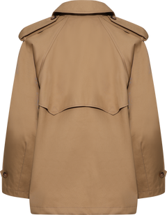 Woven Trench Coat - Khaki