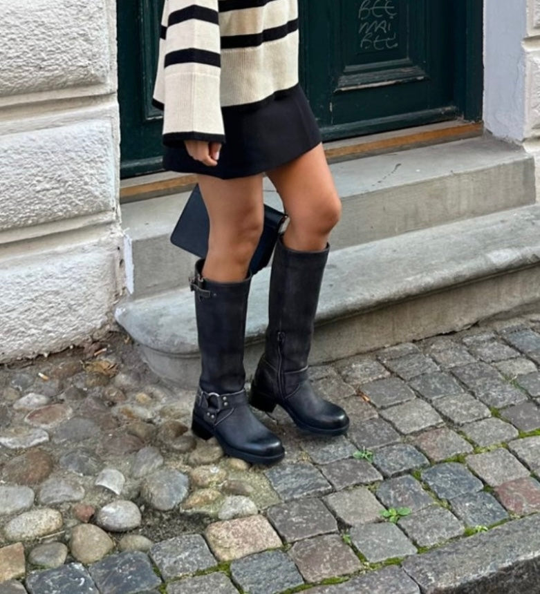 Tamera Long Vintage - Mattsvart