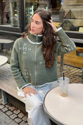 HÉST Iben Zip Jacket - Winter Moss