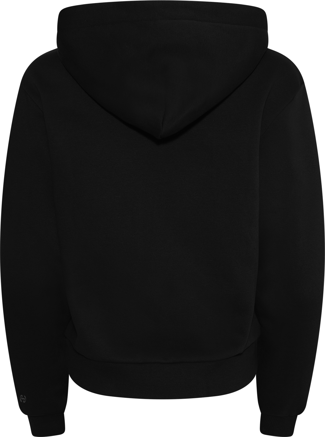 W Regular Zip Hoodie - Svart