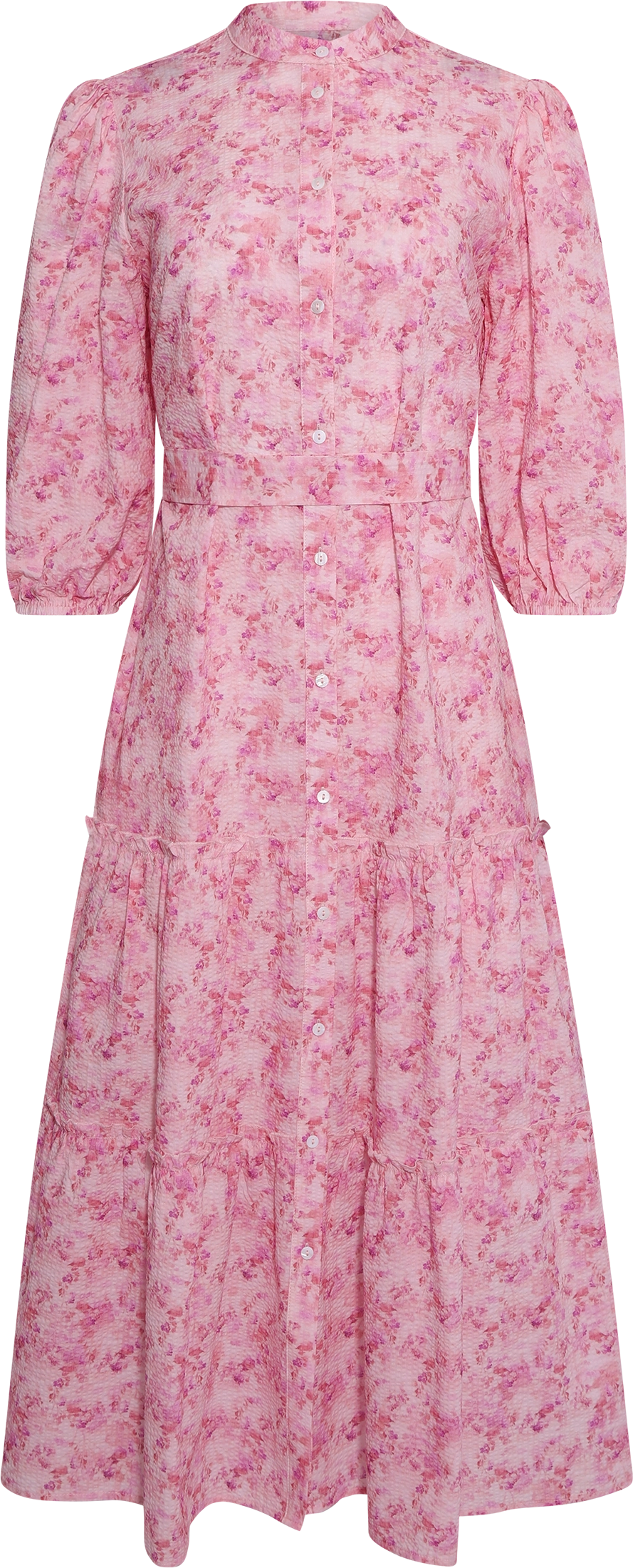 Kate Long Dress - Rose/Hot Pink