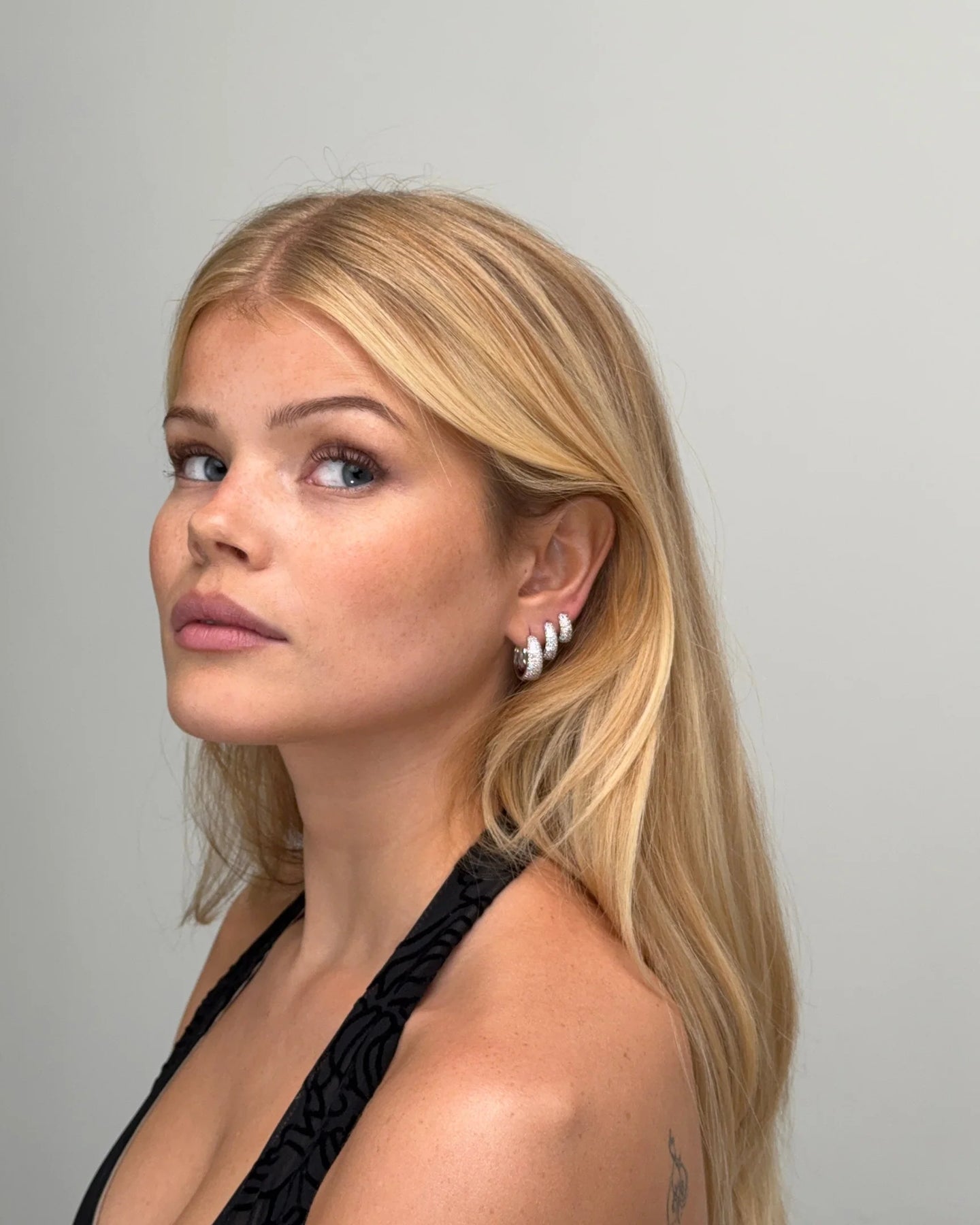 Dome Hoops - Silver