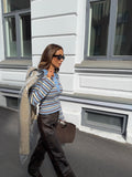 Marte Ls Stripe Polo - Blå