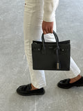 Saint Laurent Sac De Jour Nano Leather Tote - Grey