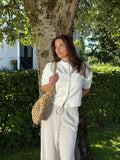 Ania Knit Blouse - Off White