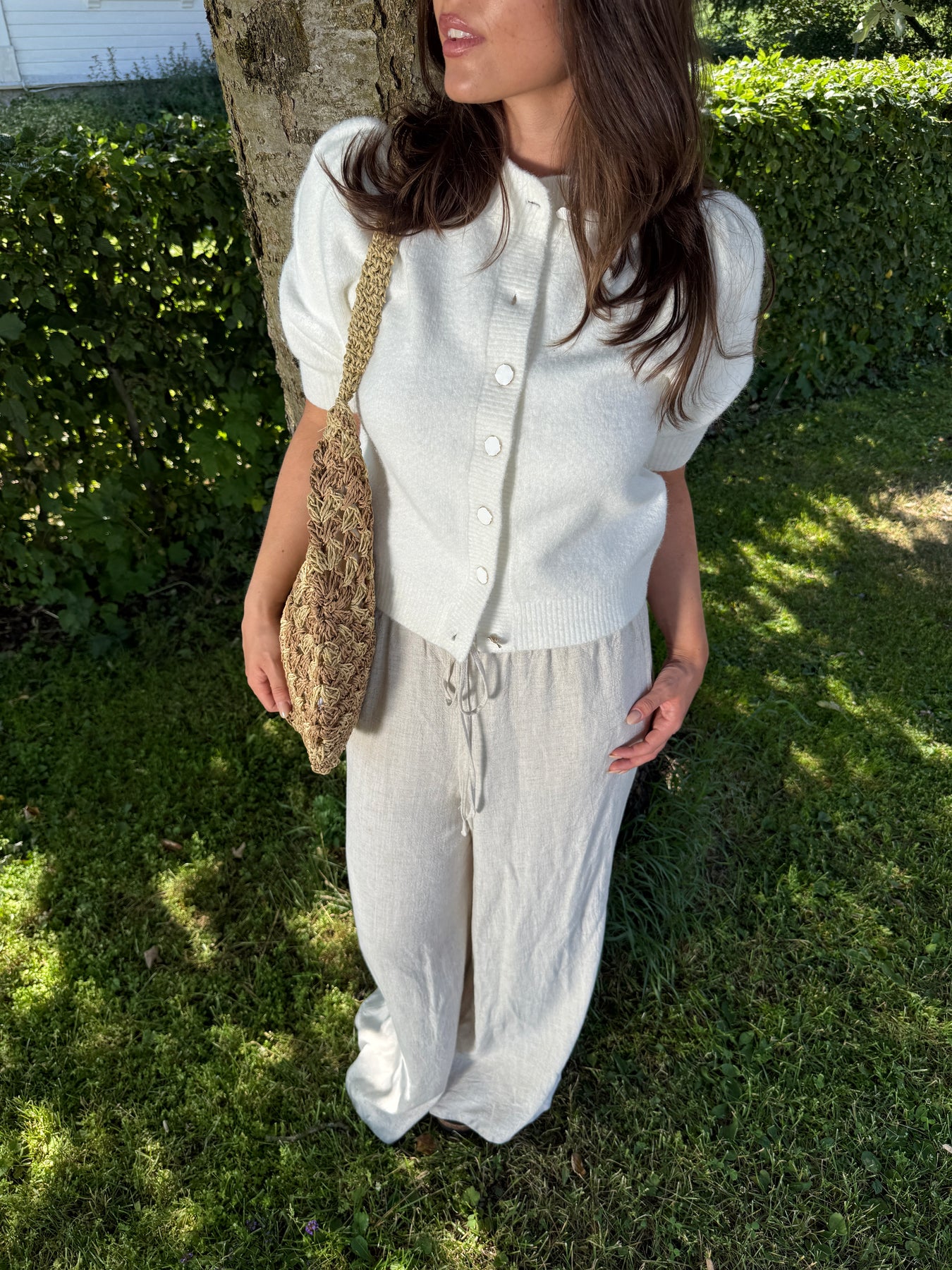 Ania Knit Blouse - Off White