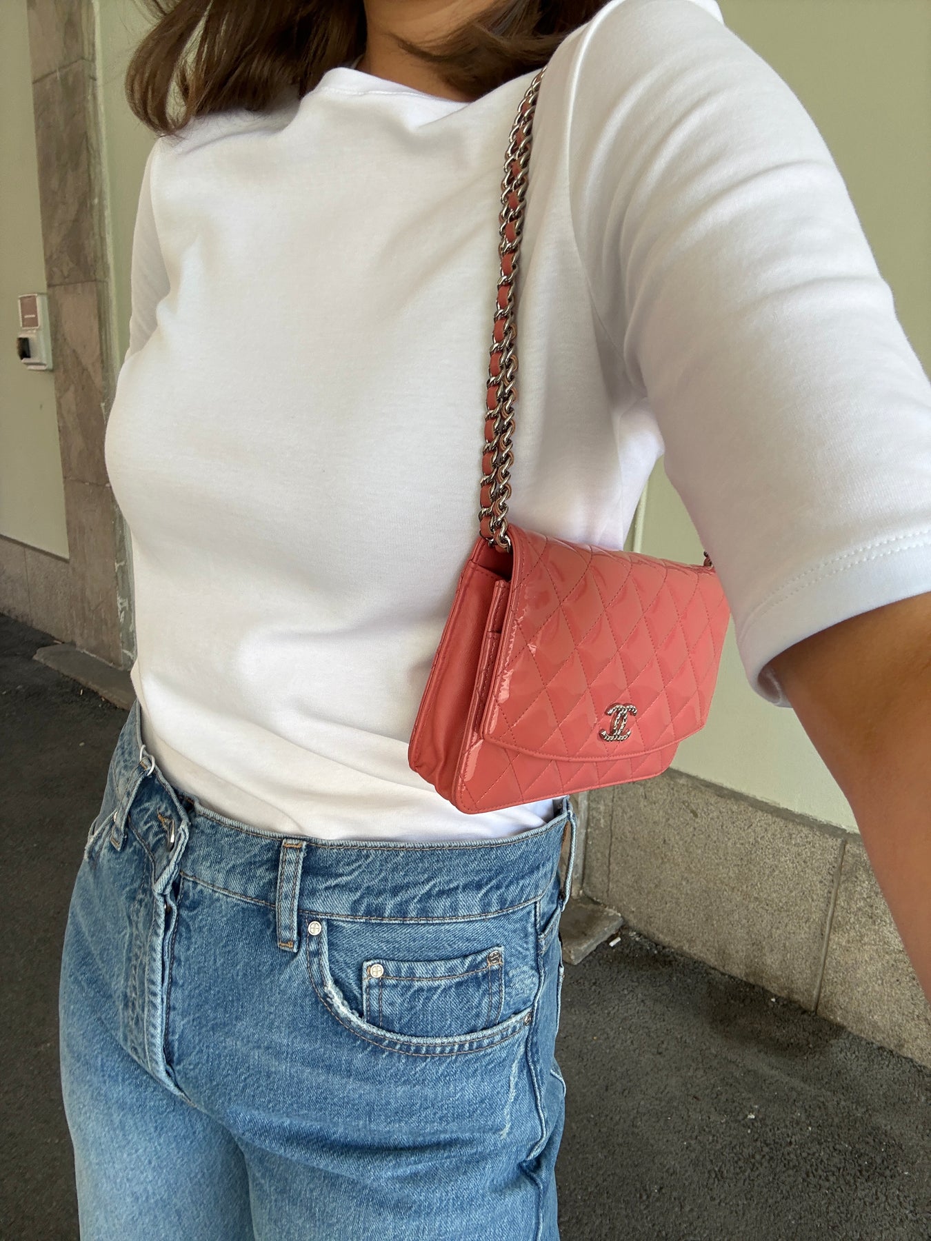 Chanel Wallet On Chain Quilted Flap Bag - Rosa