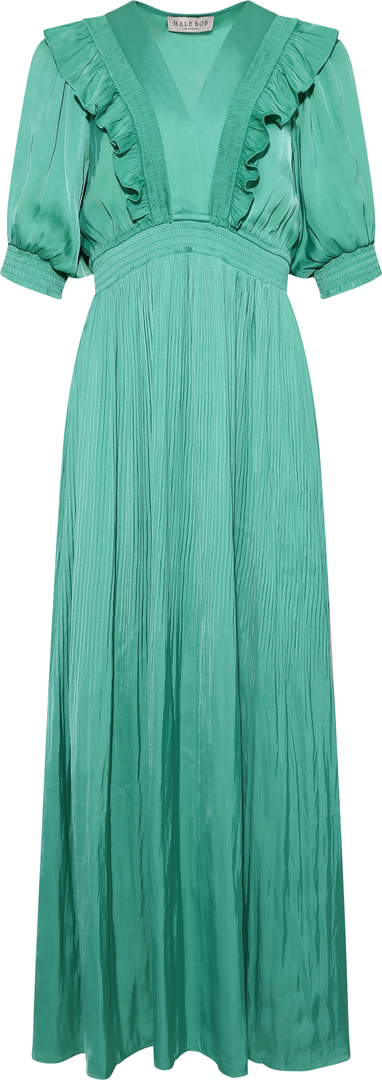 Lovisa Solid Long Dress - Green