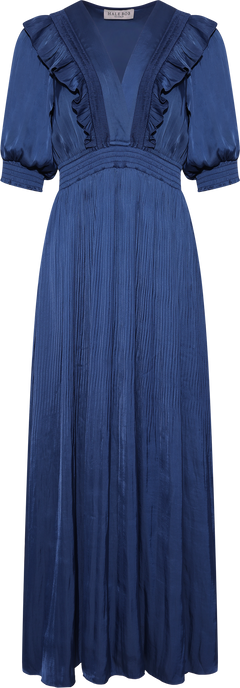 Lovisa Solid Long Dress - Indigo