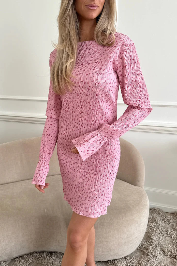 Odineic Dress - Pink Tiny Blossom